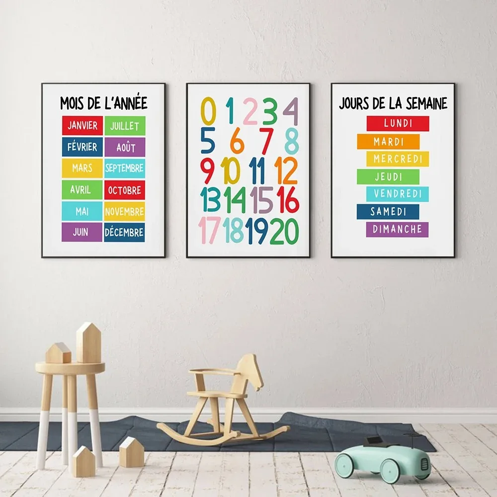 Kids Home Education - 1 Buah Poster Dinding Ruang Bermain