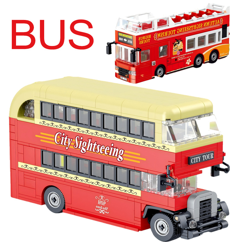 Kids Education In Germany - 642 Buah Blok Bangunan Bus Tingkat