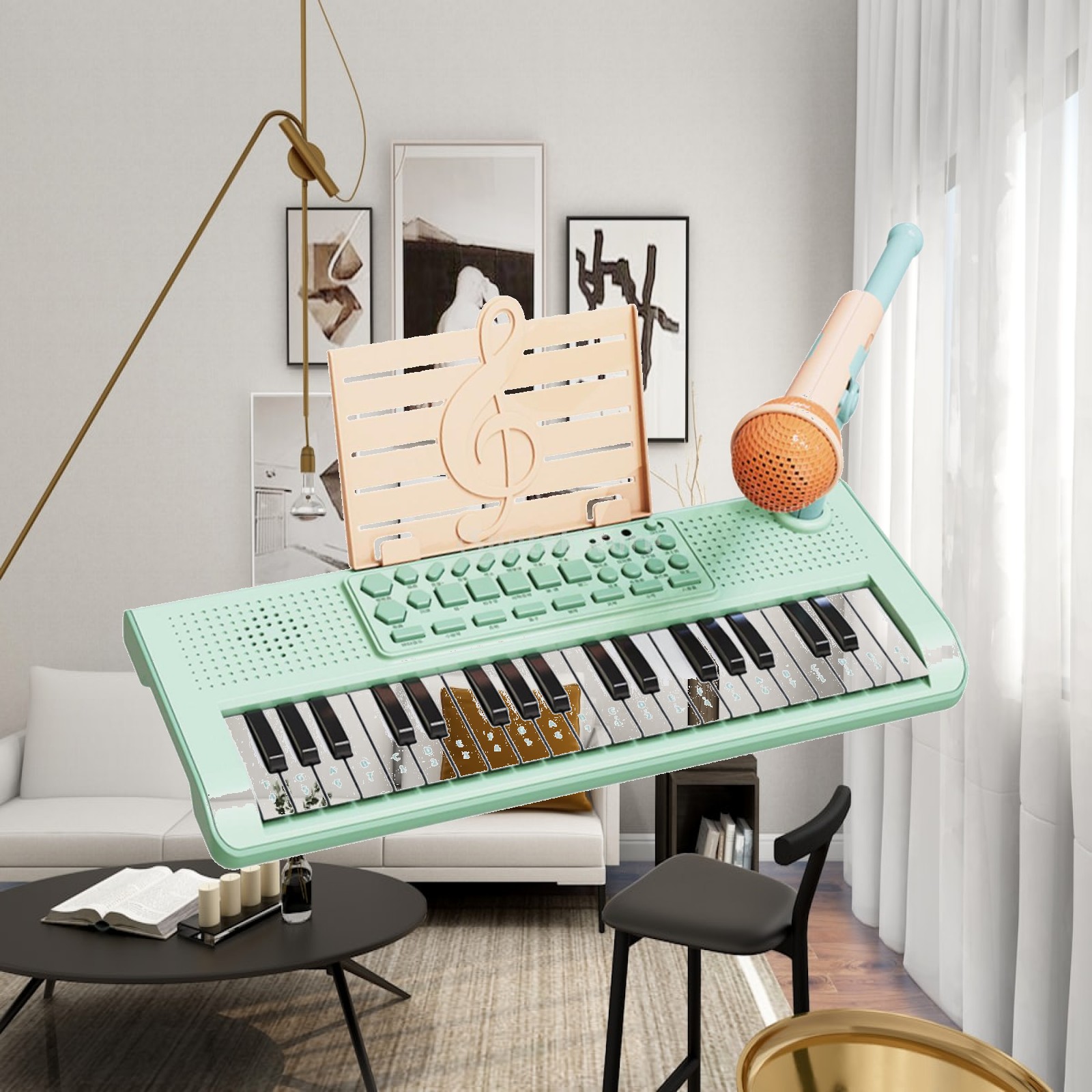 Kids Home Education - Mainan Keyboard Piano Anak Pemula, Hadiah