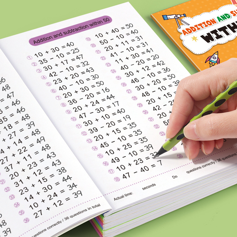 Kids Education Calculator - 64 Halaman Latihan Matematika Aritmatika Penjumlahan