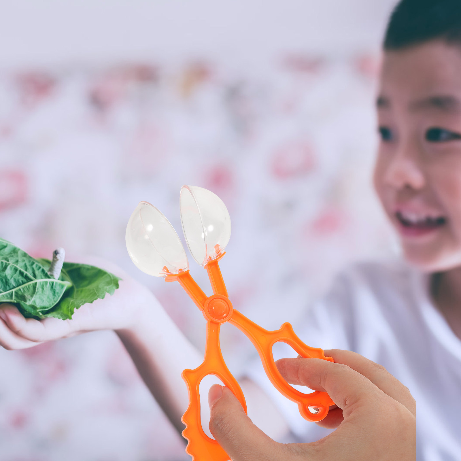 Kids Education Tools - 5Pcs Gunting Penjepit Serangga Berwarna-warni untuk