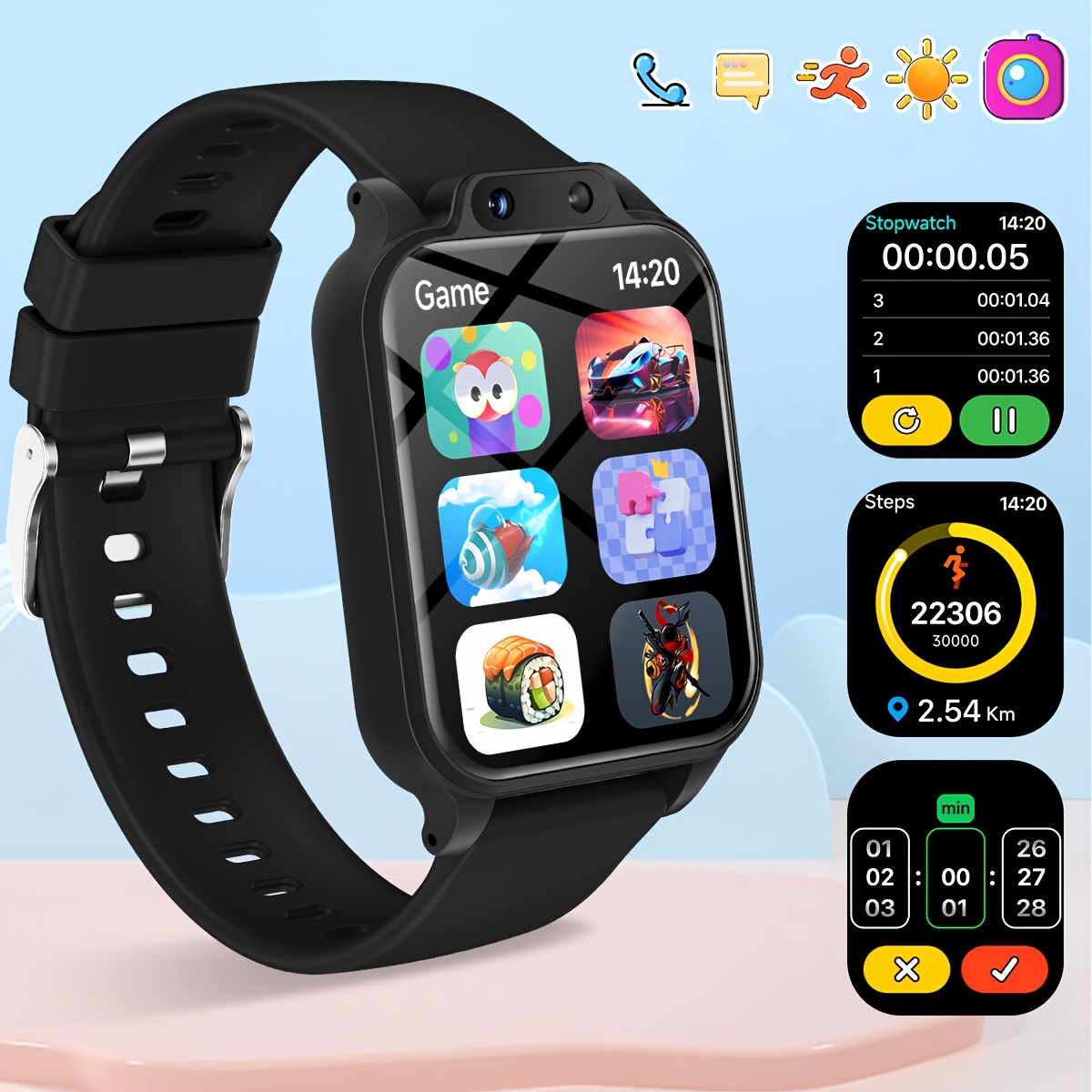 Kids Education Calculator - Jam Tangan Pintar Anak dengan 18