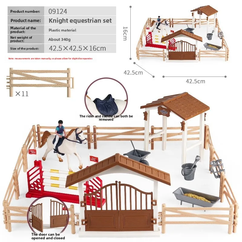 Kids Education Classes - Figur Aksi Model Rumah Peternakan, Figur