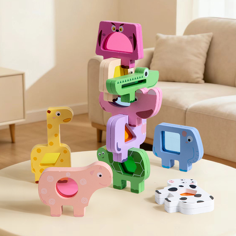 Mainan Susun Balok Akrilik Ben - Kids Educational Box ulasan dan harga