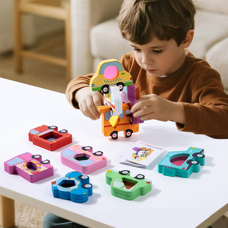 Mainan Susun Balok Akrilik Ben - Kids Educational Box ulasan dan harga