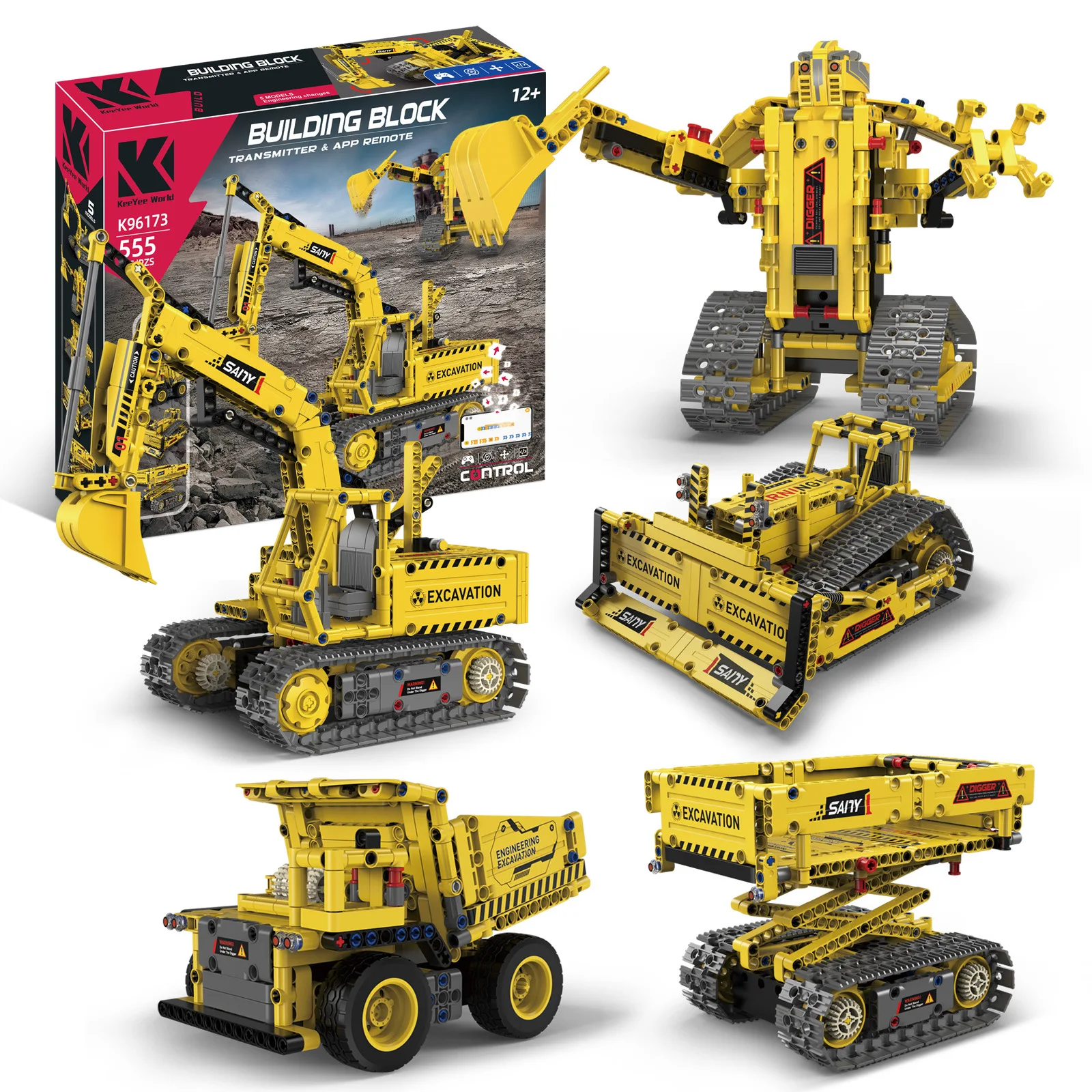 555PCS 5 in 1 Truk/Penggali Re - Kids Education Program ulasan dan harga