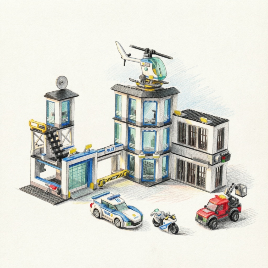 Set Model Bangunan Kota Kantor - Lego Set Creator ulasan dan harga