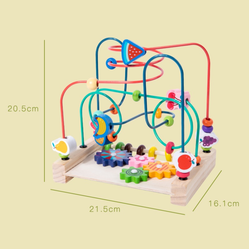 Mainan Montessori Kayu Roller  - Kids Educational Box ulasan dan harga