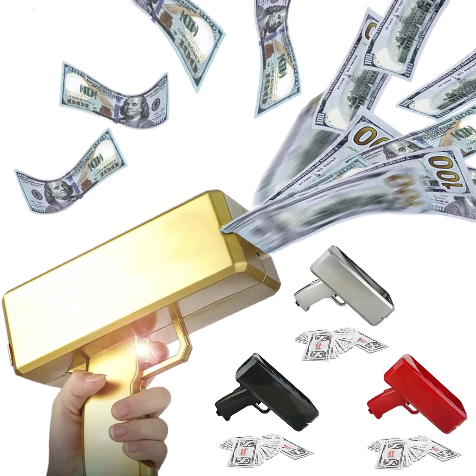 Mainan Pistol Uang Tembak Perm - Kids Education Money ulasan dan harga