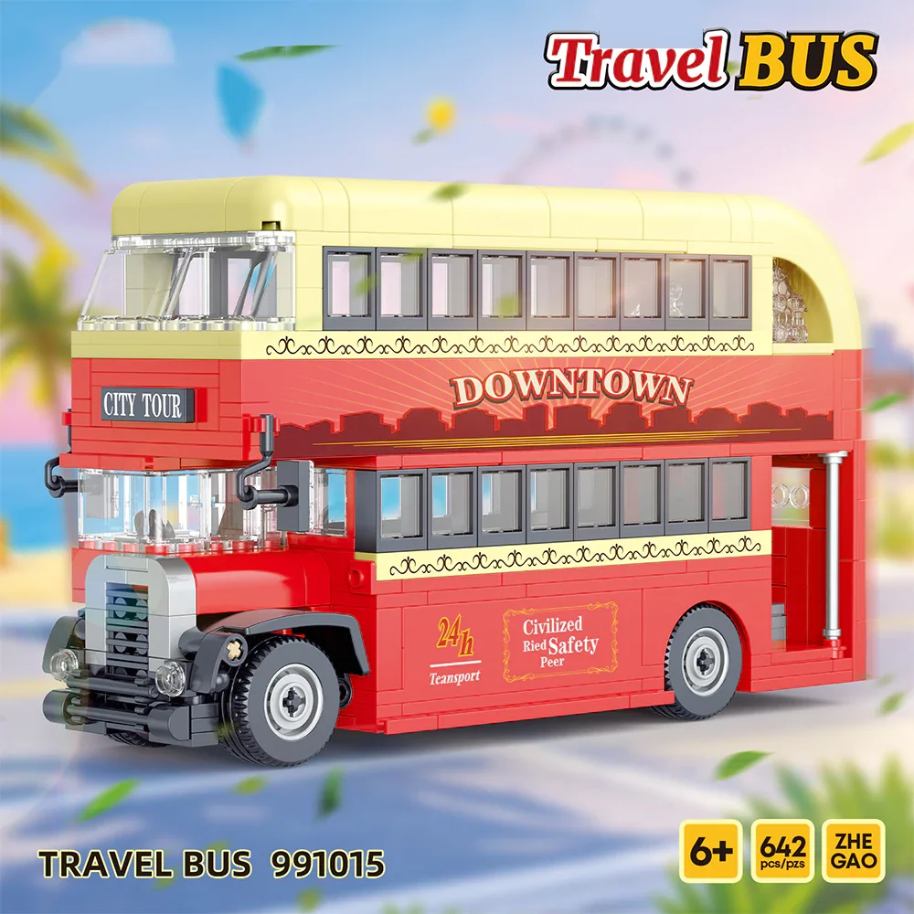 642 Buah Blok Bangunan Bus Tin - Kids Education In Germany ulasan dan harga