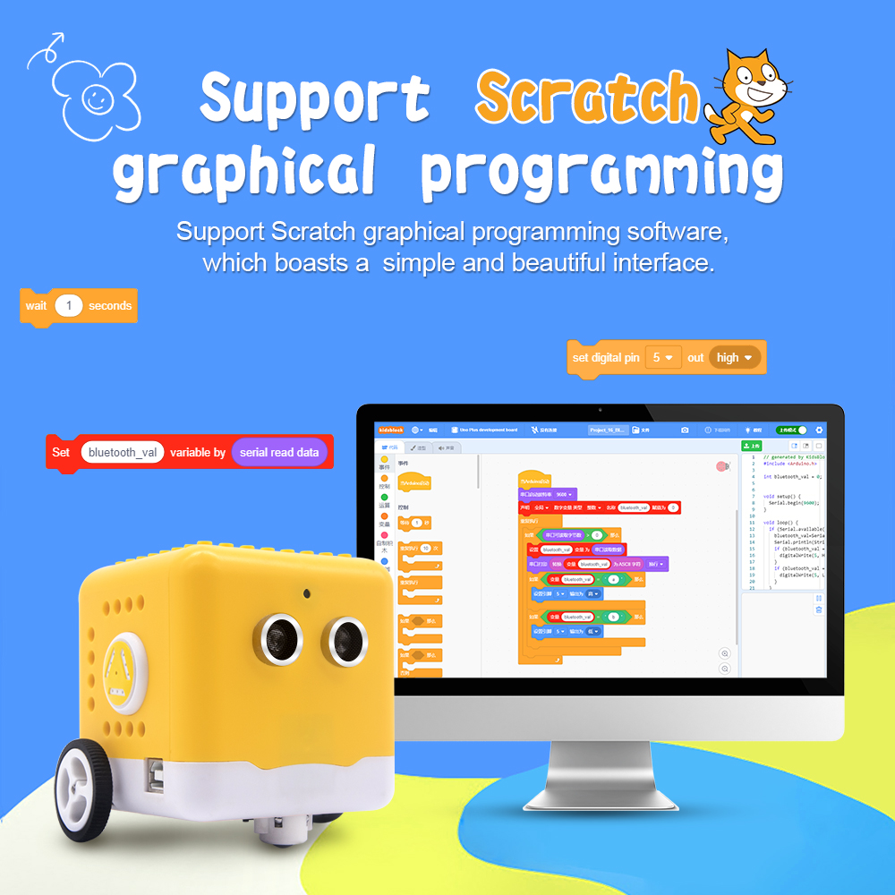 Kidsbits Kit Robot Yang Dapat  - Kids Education Program ulasan dan harga