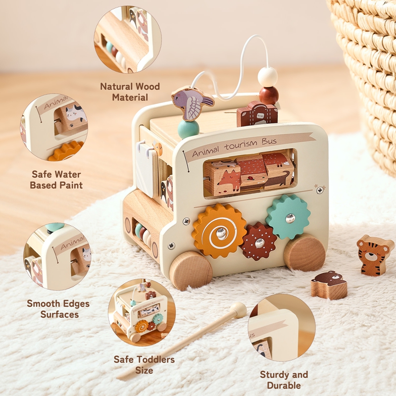 Mainan Kayu Montessori untuk A - Kids Educational Box ulasan dan harga