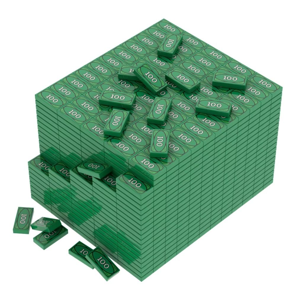 20pcs Mainan Blok Bangunan Mil - Kids Education Money ulasan dan harga