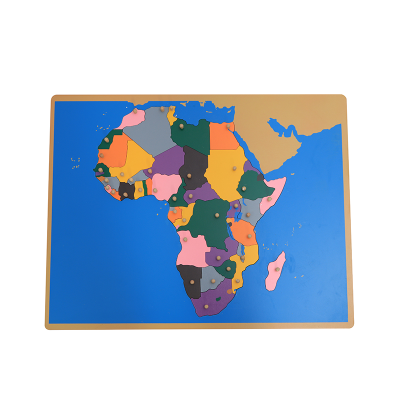 Puzzle Peta Kayu Afrika Montes - Kids Education Tools ulasan dan harga