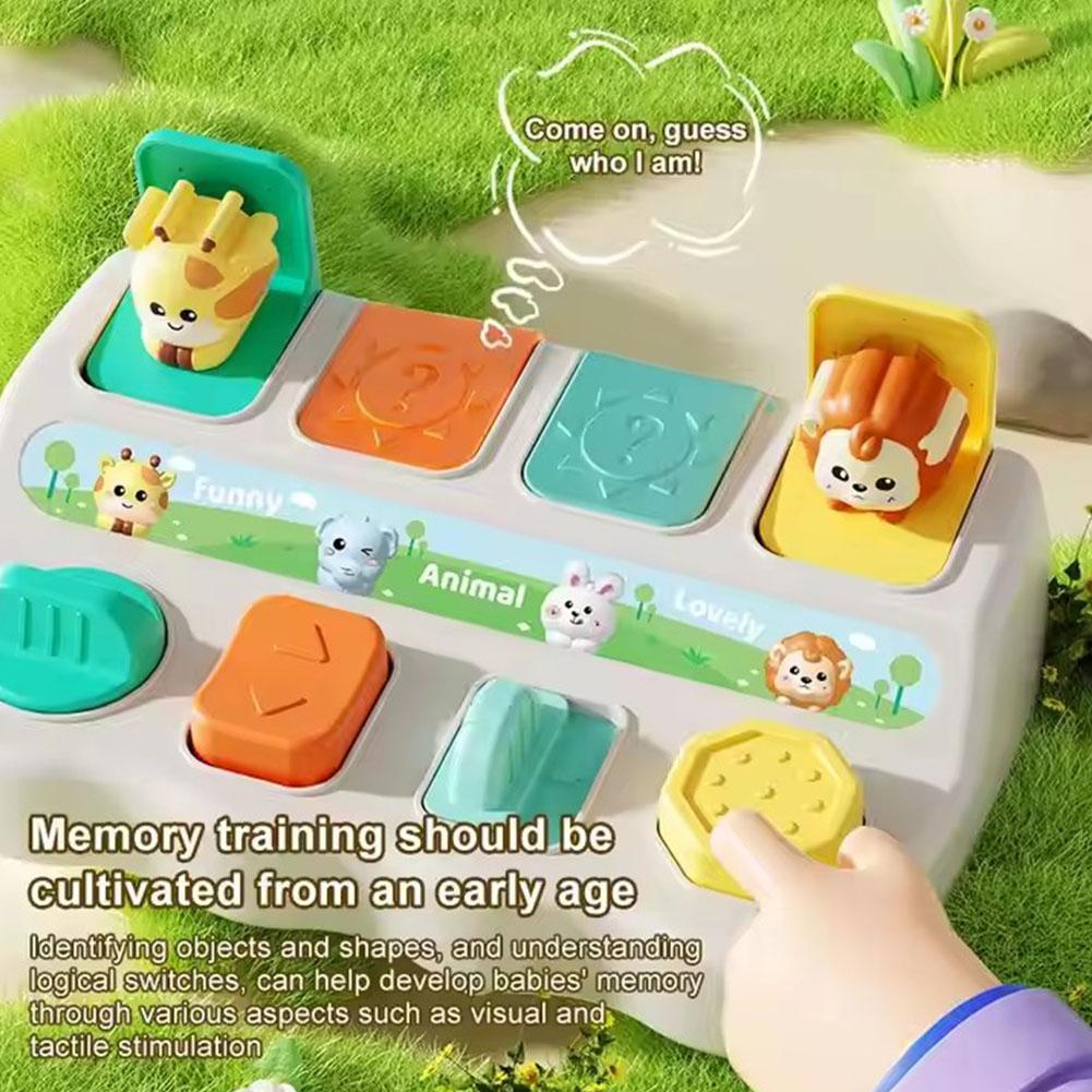 Mainan Hewan Pop Up Interaktif - Kids Educational Box ulasan dan harga