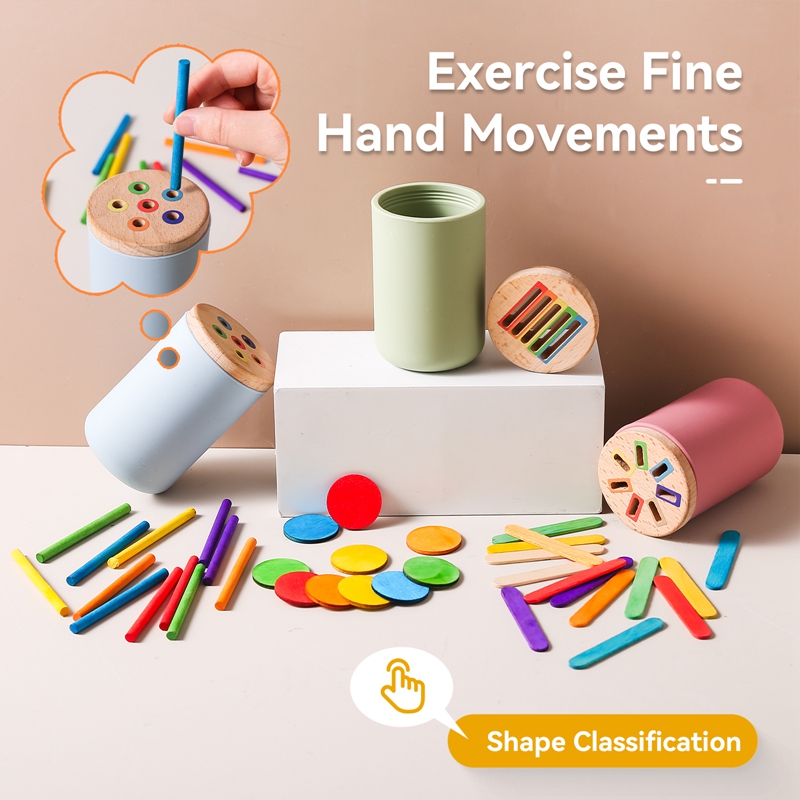 Mainan Kayu Montessori Mainan  - Kids Educational Box ulasan dan harga