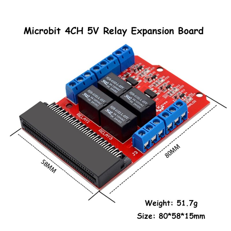 Modul Relay 4 Saluran A64I Mic - Kids Education Program ulasan dan harga
