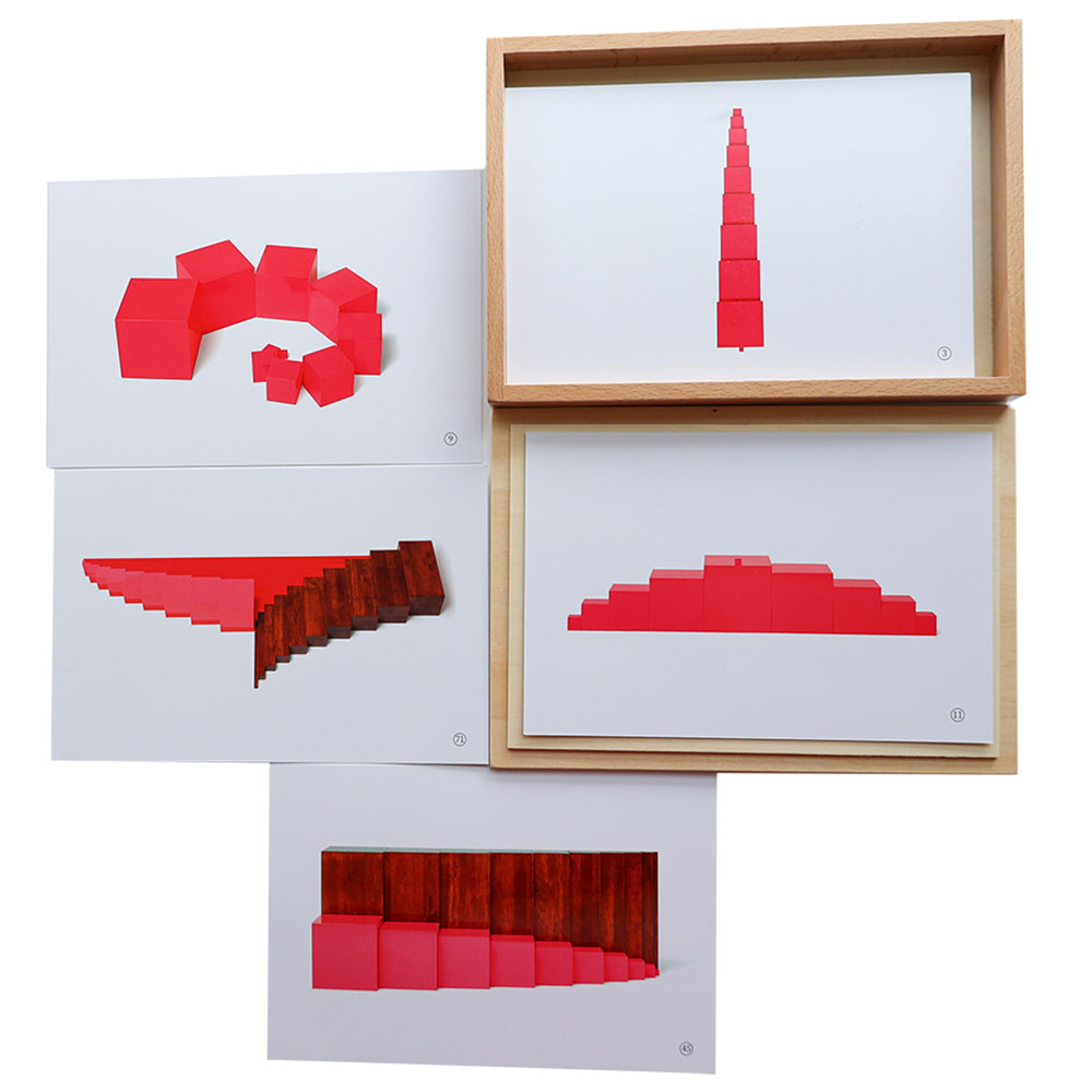 Menara Merah Muda Montessori,  - Kids Educational Box ulasan dan harga