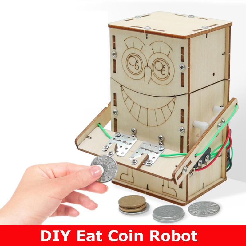 Robot koin makan bertenaga lis - Kids Education Money ulasan dan harga