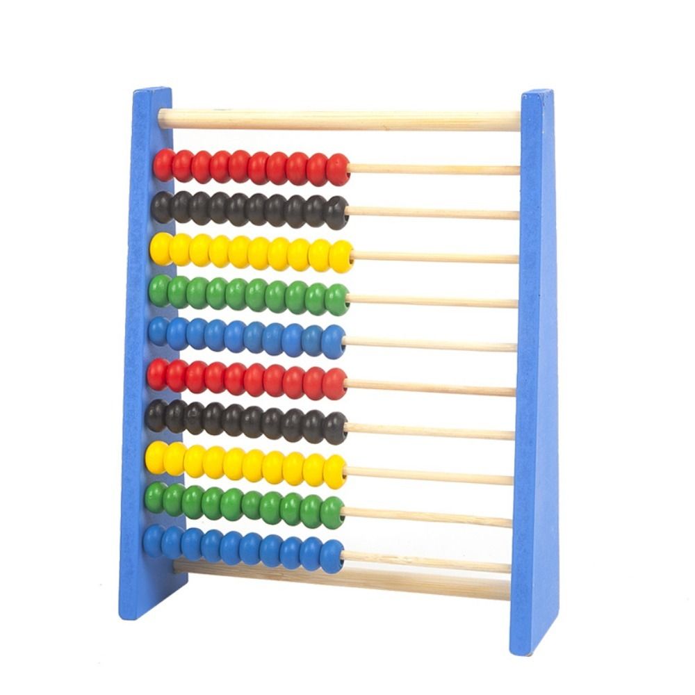 Sempoa kayu tahan lama merah b - Kids Education Calculator ulasan dan harga