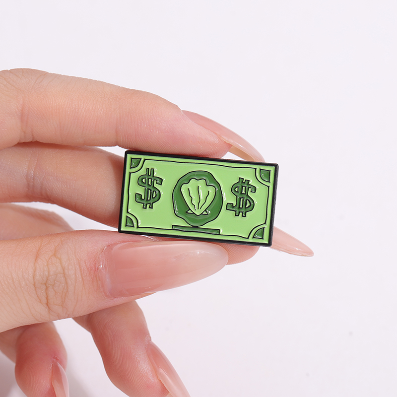 Green USD lambang Enamel Pin k - Kids Education Money ulasan dan harga