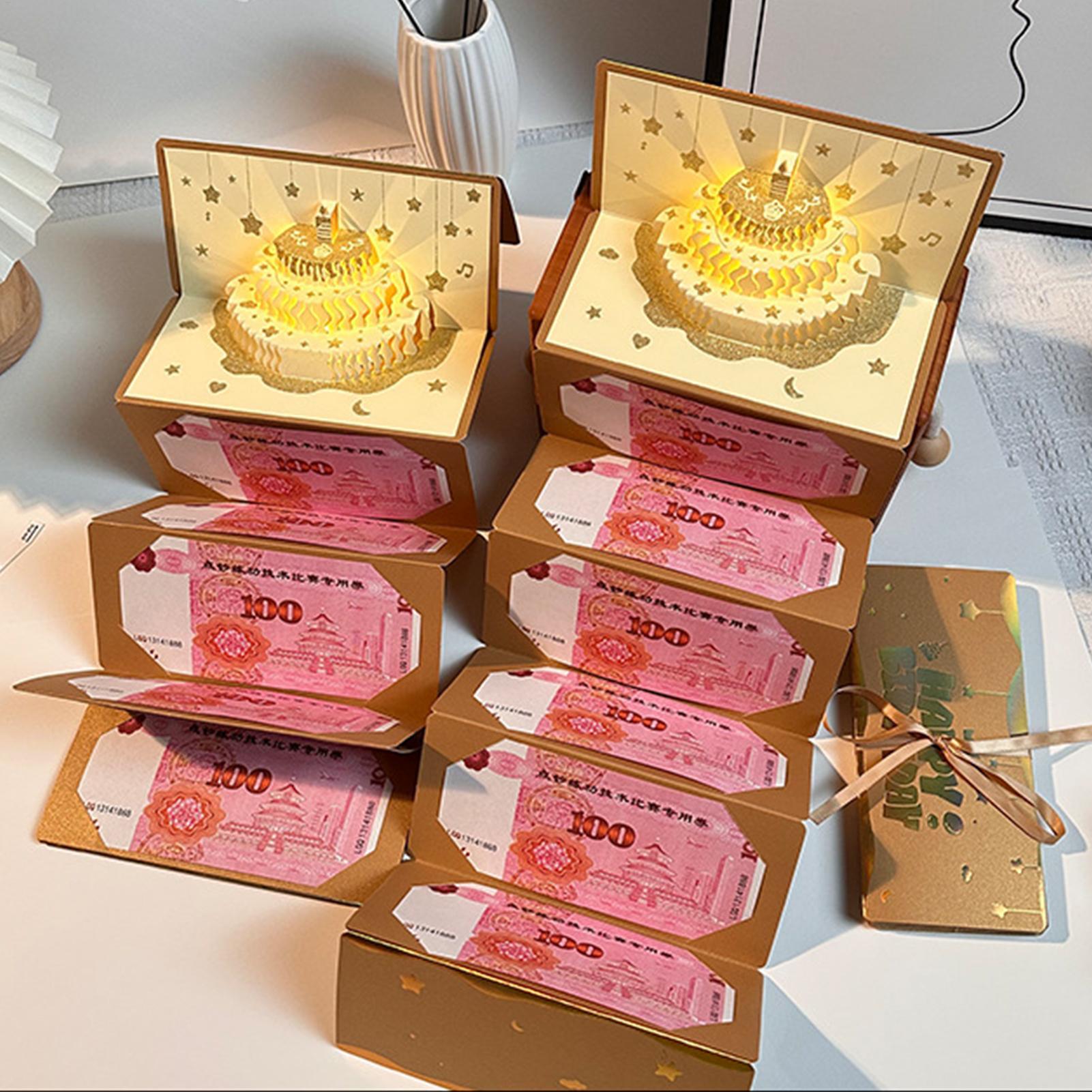 Amplop Uang Ulang Tahun Kue 3D - Kids Education Money ulasan dan harga