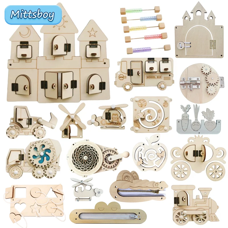 Montessori papan sibuk DIY Aks - Kids Education Calculator ulasan dan harga