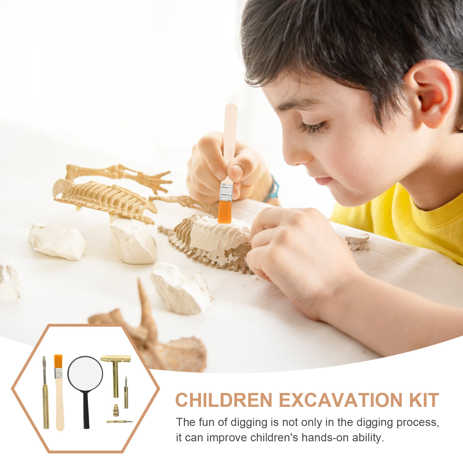 1Set Alat Penggalian Anak Set  - Kids Education Tools ulasan dan harga
